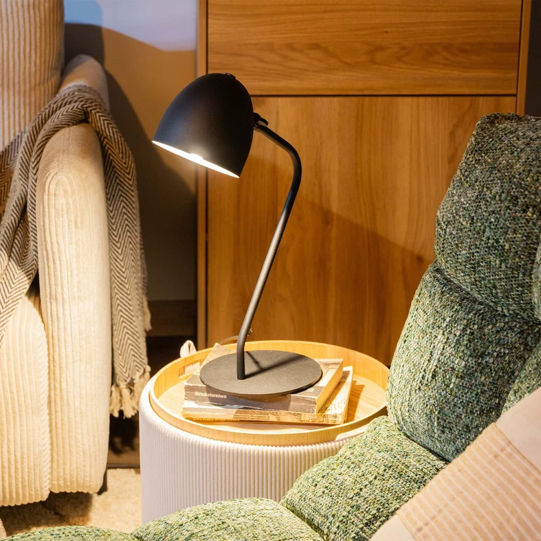 Stolná lampa čierna SOHO