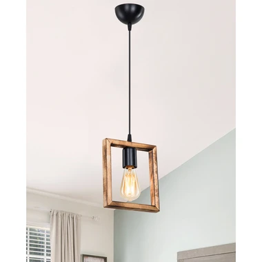 Drevené závesné svietidlo ATRIA