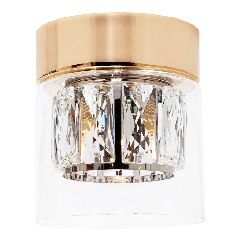 Stropné svietidlo francúzske zlato G9 GEM