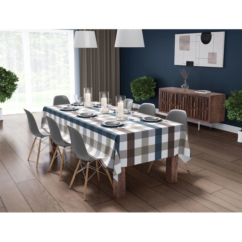 Károvaný obrus 110 x 160 cm