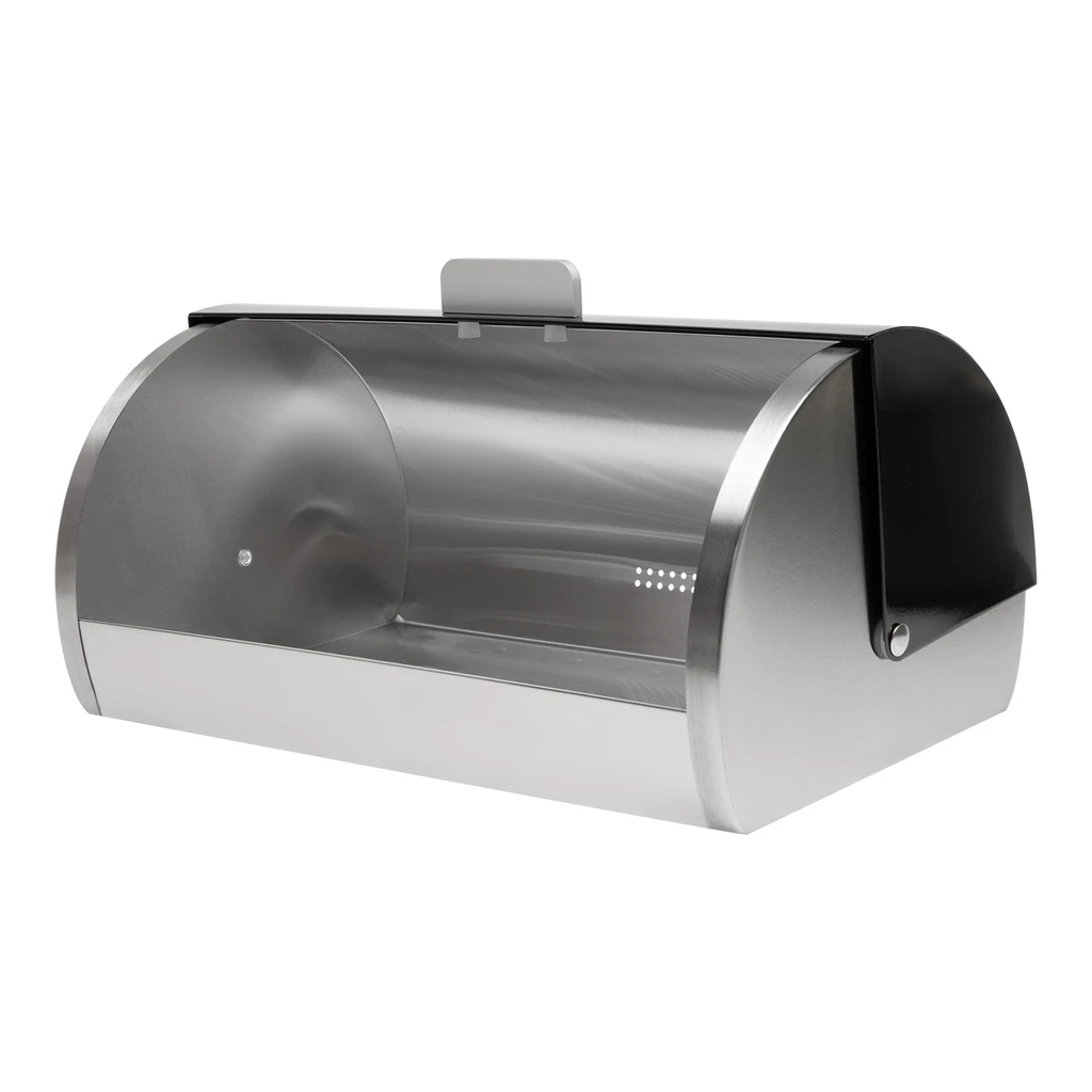 Kovový chlebník čierny