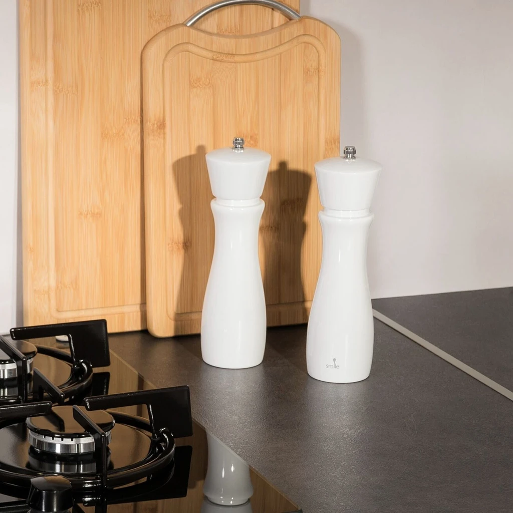 Ručný mlynček na korenie SMP-5/1 biely