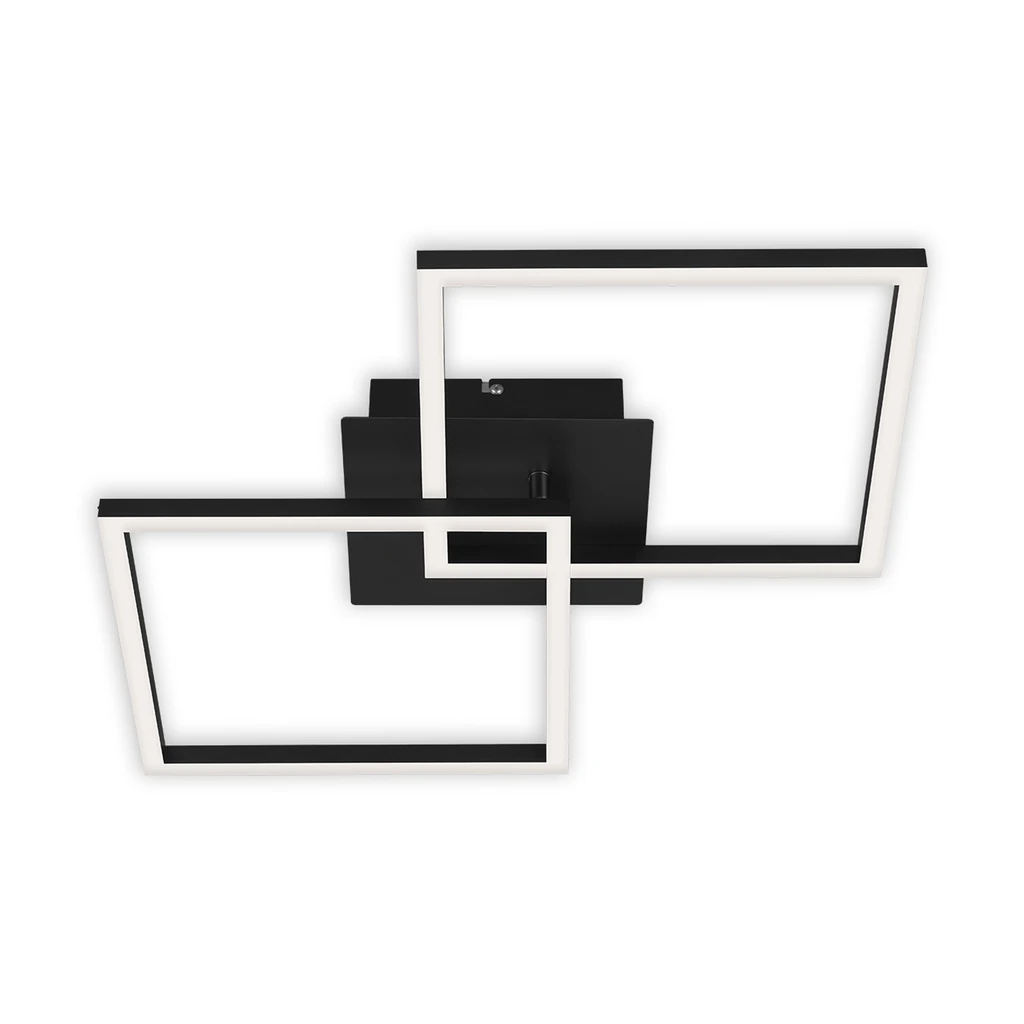 Stropná lampa otočná čierna FRAME LED 62 cm