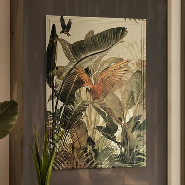 Nástenná maľba ACOUSTIC PARROT 90x120 cm