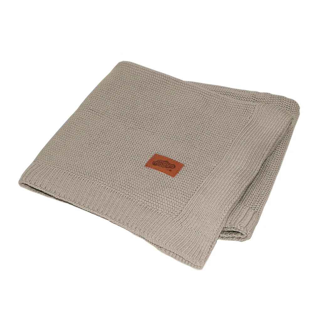 Detská deka bambusová béžová MAYA MOO 80x100 cm