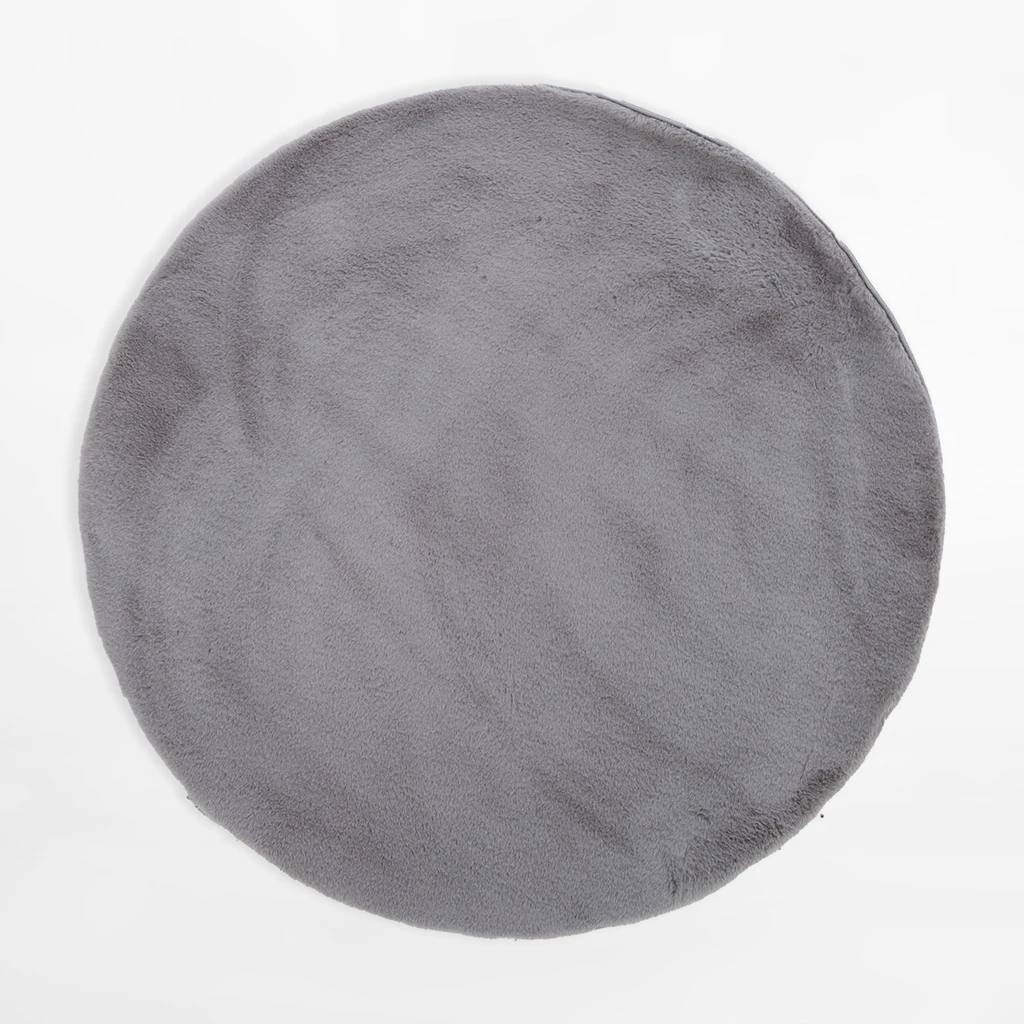 Okrúhly koberec RABBIT, strieborný, 120 cm