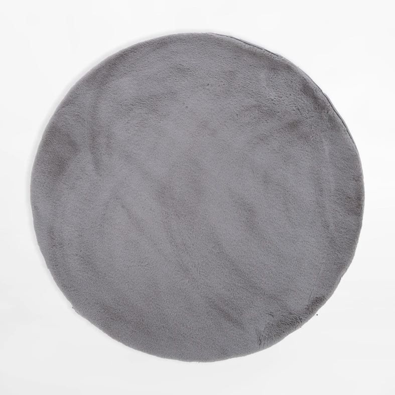 Okrúhly koberec RABBIT, strieborný, 120 cm