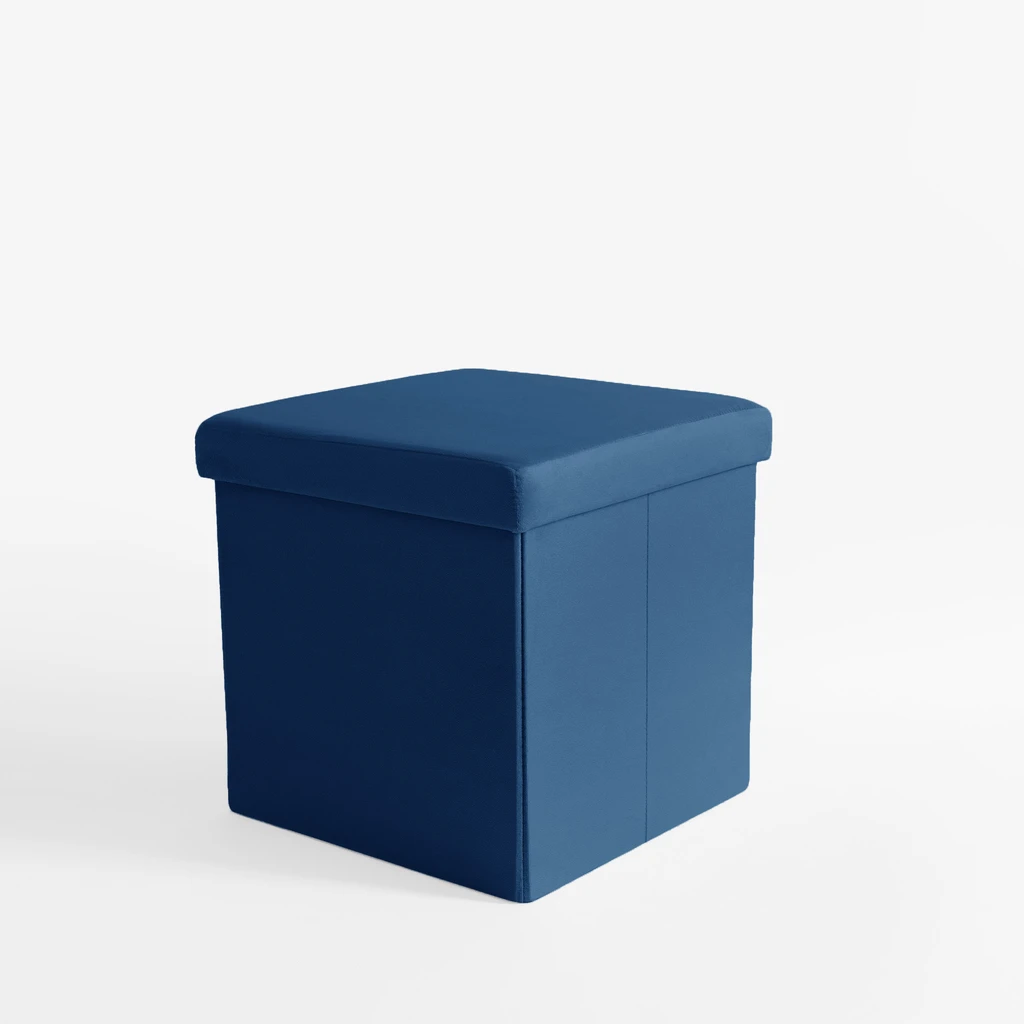 Skladacia taburetka modrý 38x37,5 cm