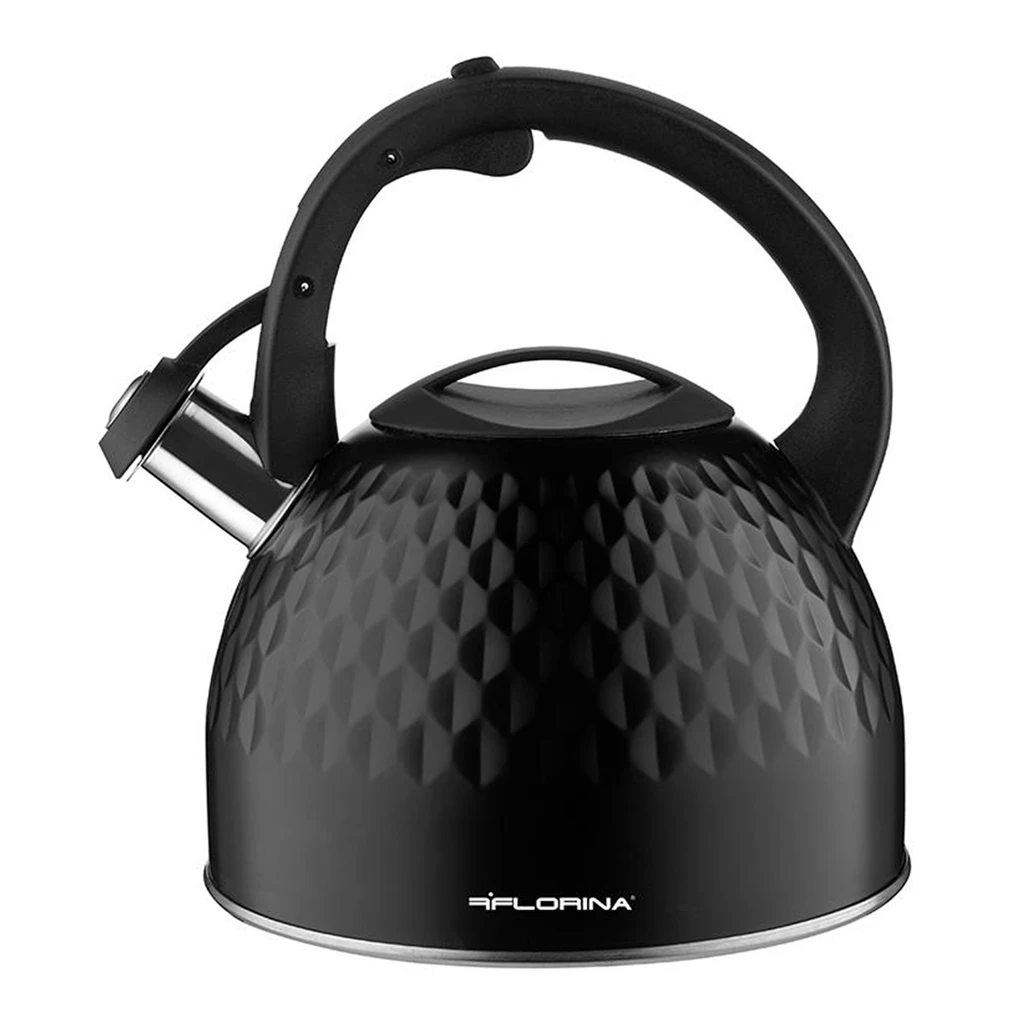 Kanvica z nehrdzavejúcej ocele čierna SMALL DIAMOND 2,5 l