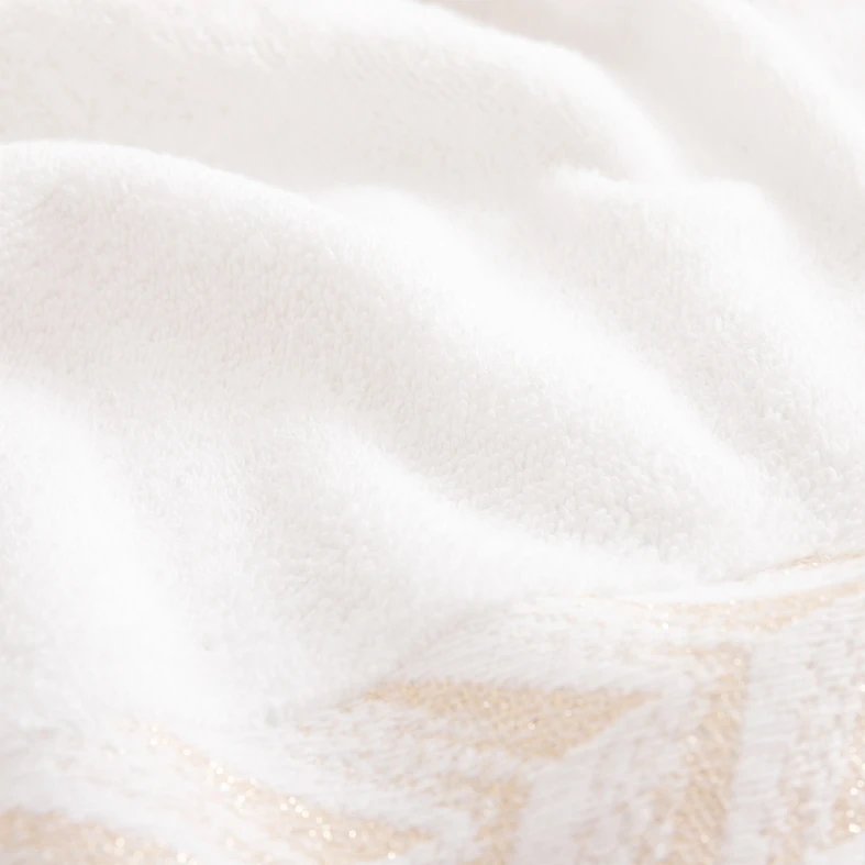 Súprava 2 uterákov biela/tmavomodrá GLOW