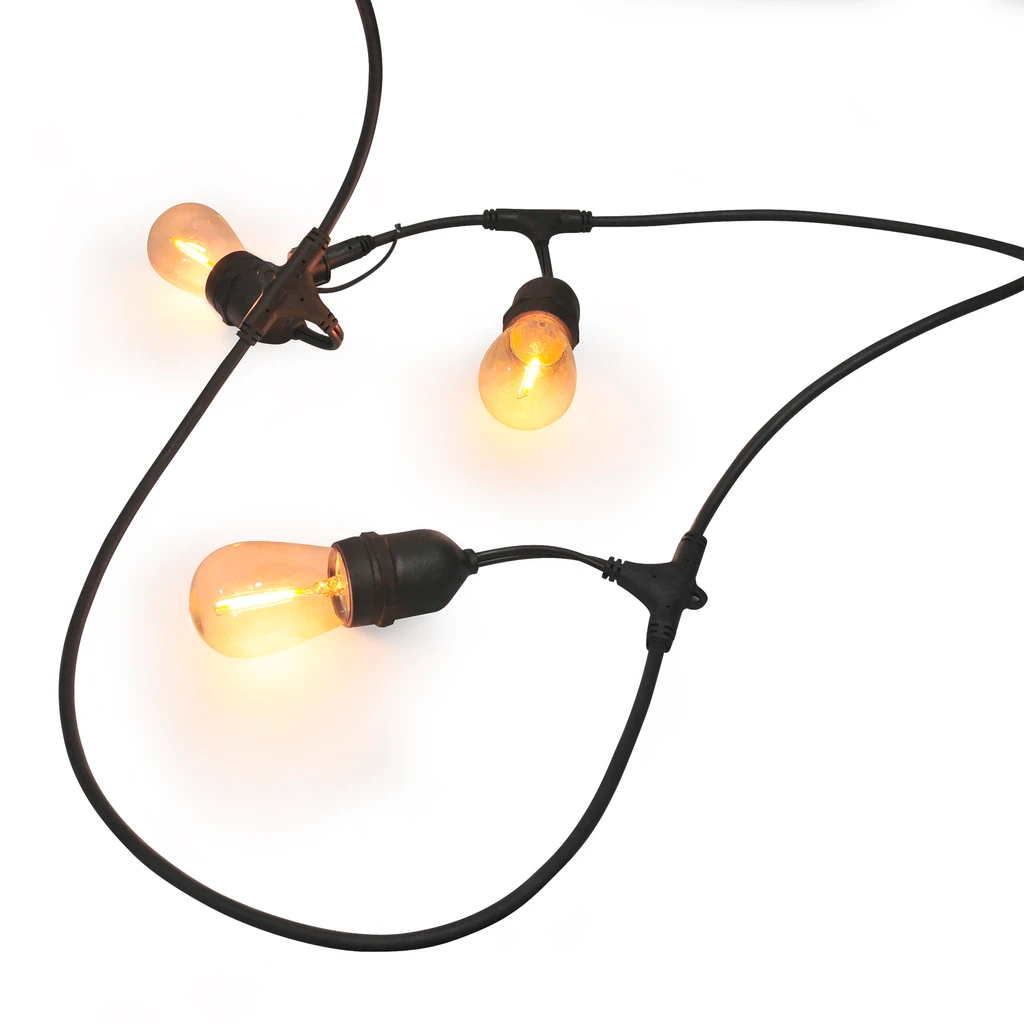 Vonkajšia svetelná reťaz PARTY iP44 5,6 m filament