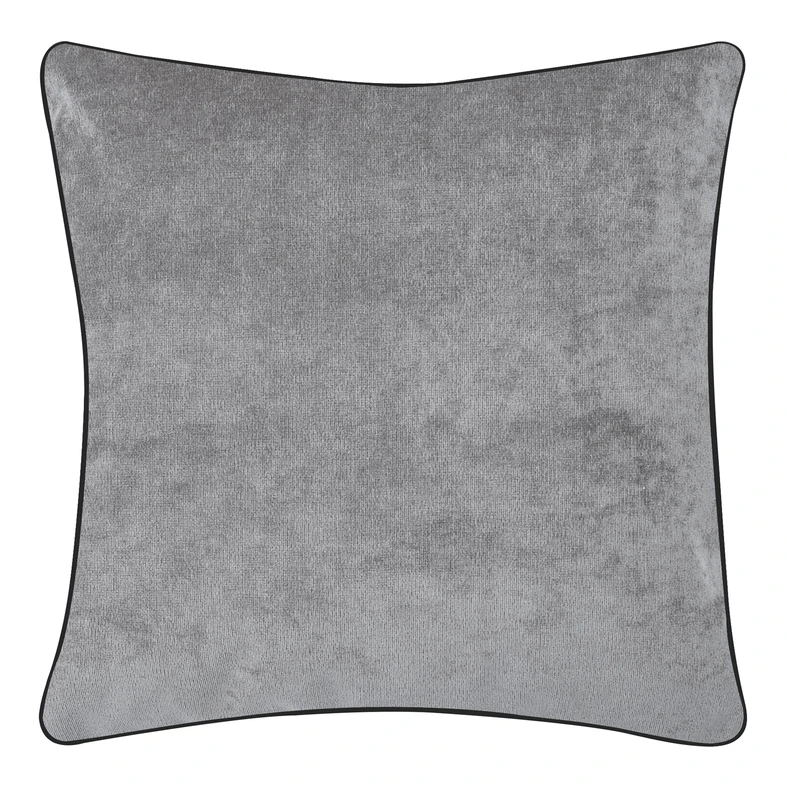 Ozdobný sivý vankúš TWIG LINE 45 x 45 cm