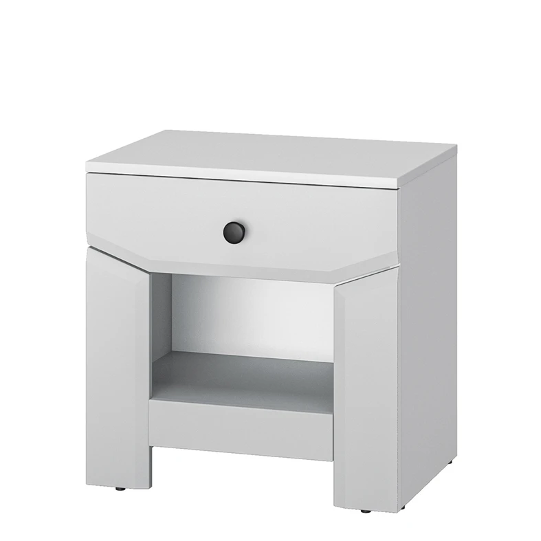 Nočný stolík biely TERNI 1S