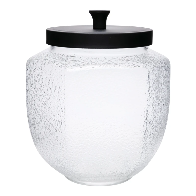 Sklenená nádoba s kovovým vekom, 2,4 l