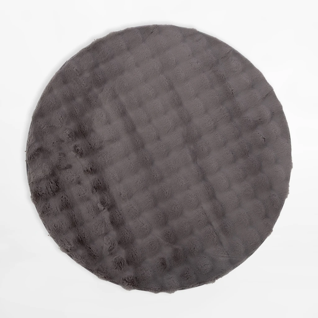 Moderný koberec MODESTO, sivý, 120 cm