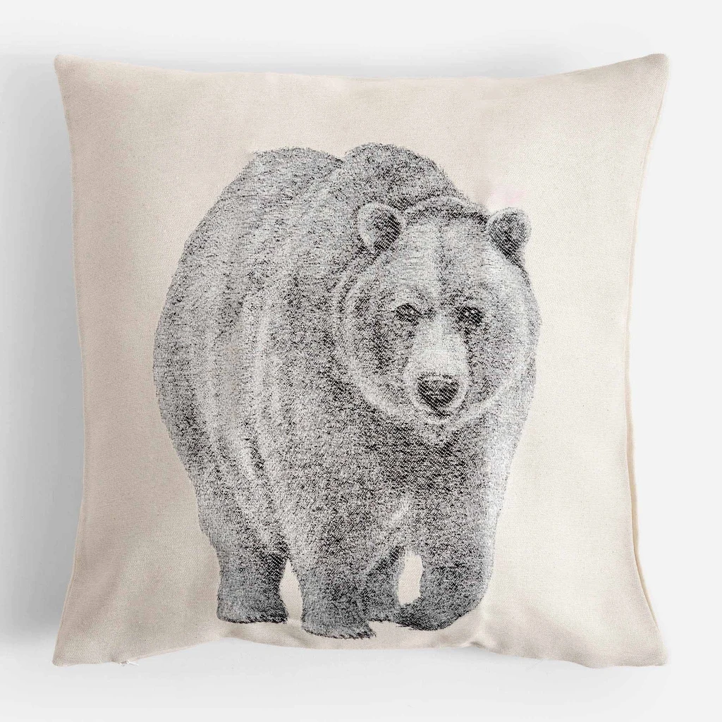 Dekoračná obliečka na vankúš MOLLIE s medveďom 45x45 cm