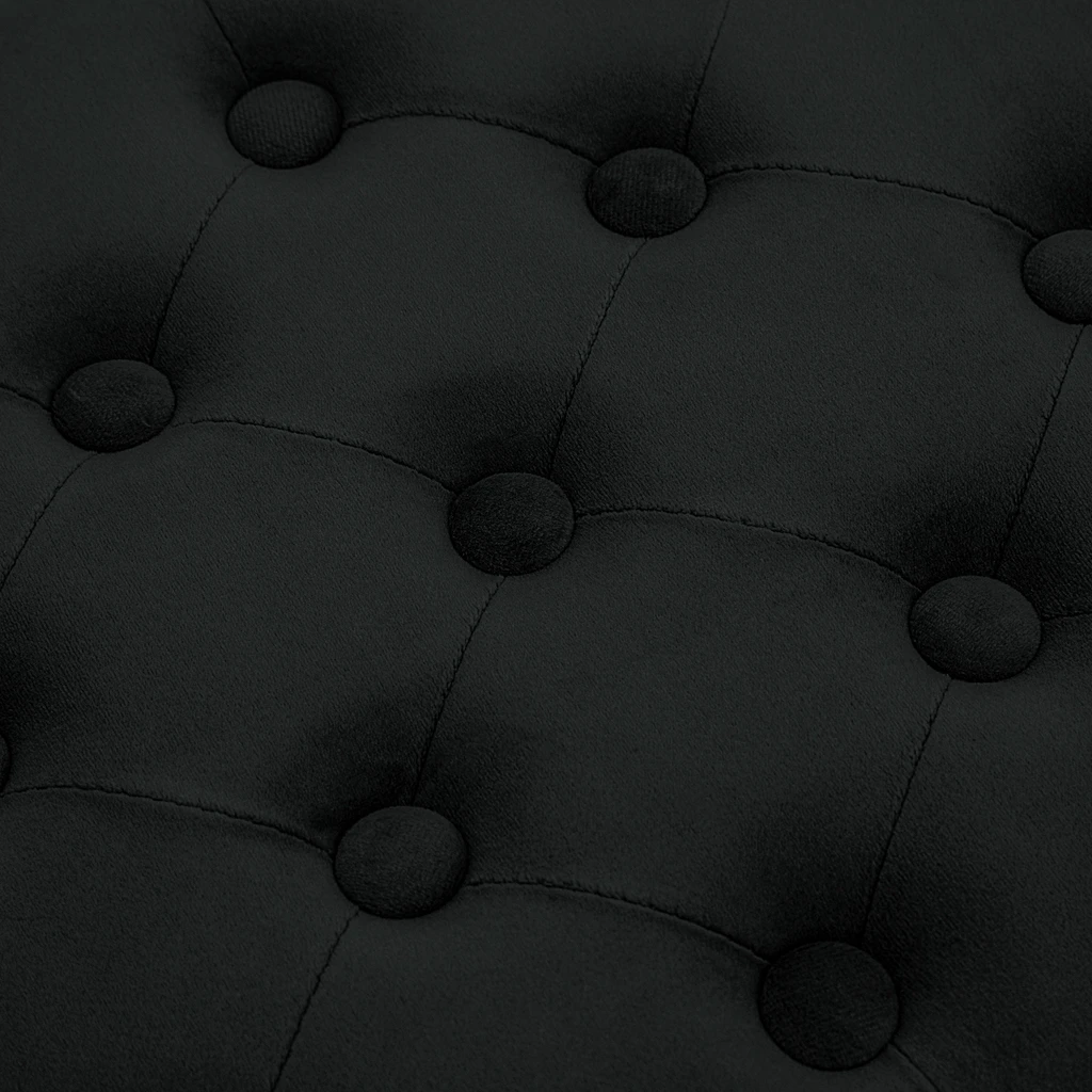 Skladacia taburetka s úložným priestorom čierna 38x38 cm