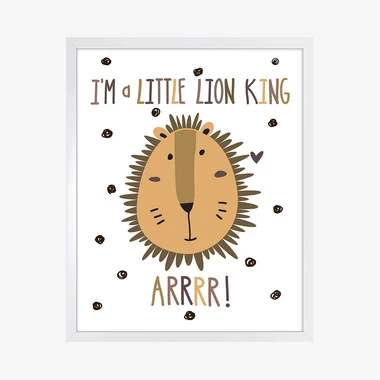 Obraz s motívom levíka LION 40x50 cm