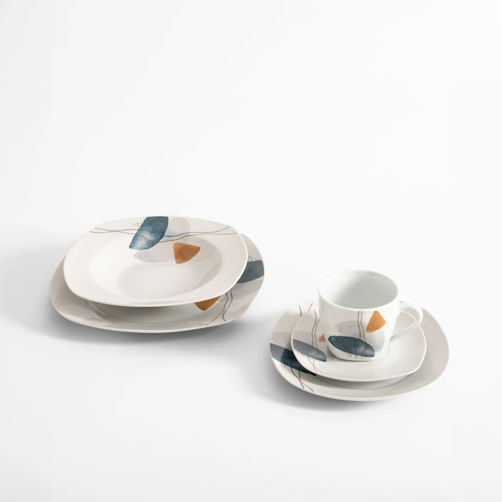 Jedálenská a kávová súprava REEF, 30-dielna