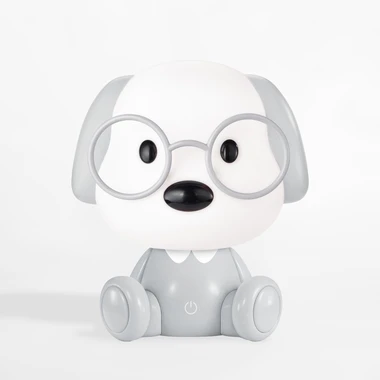 Nočná LED lampa sivá PES