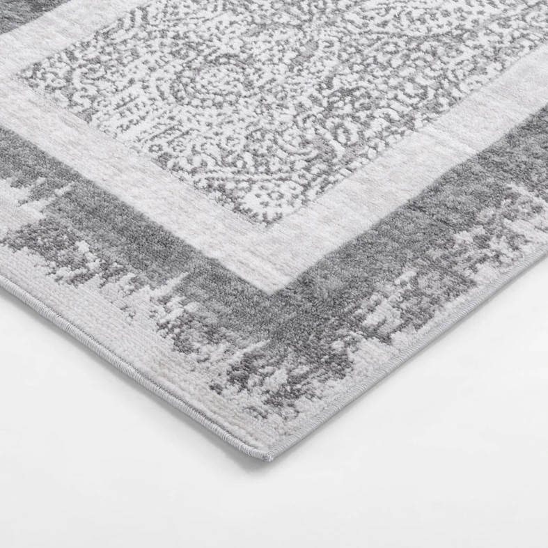 Koberec s ornamentom v sivej farbe MIRACLE 80x150 cm