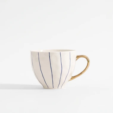 Porcelánový hrnček PRUHY 440 ml