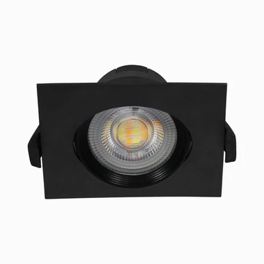 Reflektor zapustené bodové svietidlo štvorcové čierne ORO ZUMA LED S 9W CCT-B