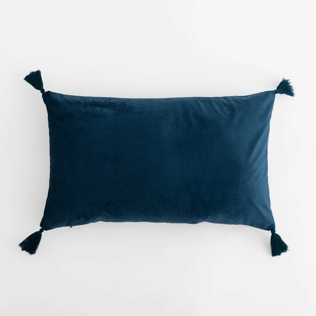 Prostokątna poszewka z złotym wzorem