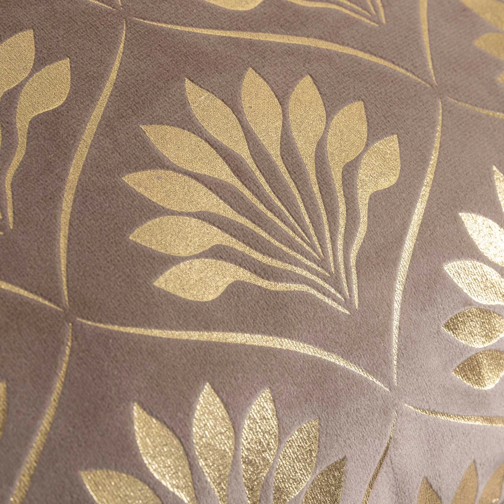 Beżowa dekoracyjna poszewka w stylu art deco