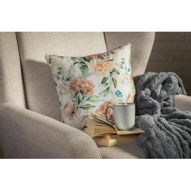 Vankúš s hortenziami SOFIA 45x45 cm