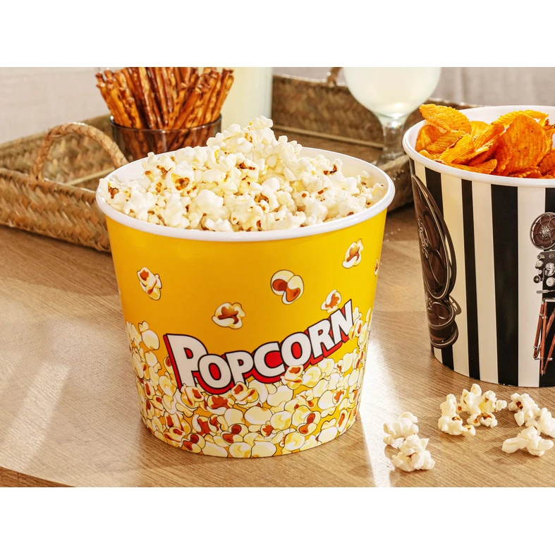 Nádoba na popcorn a snack žltá 2,2 l