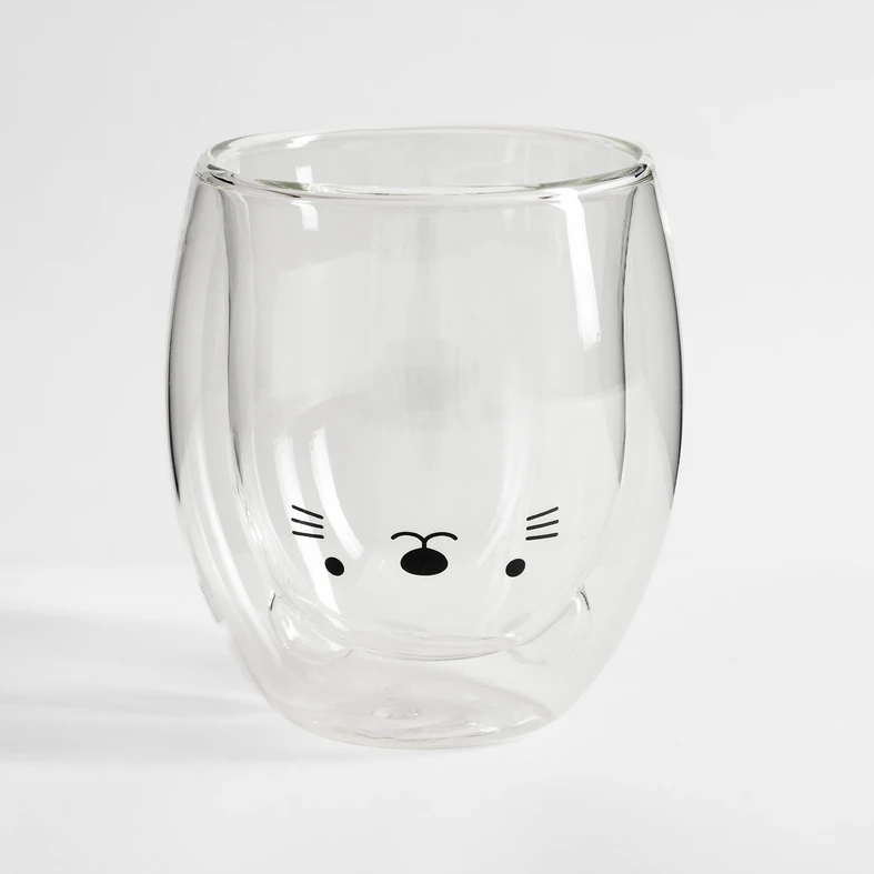 Sklenený pohár VYDRA s dvojitou stenou 280 ml