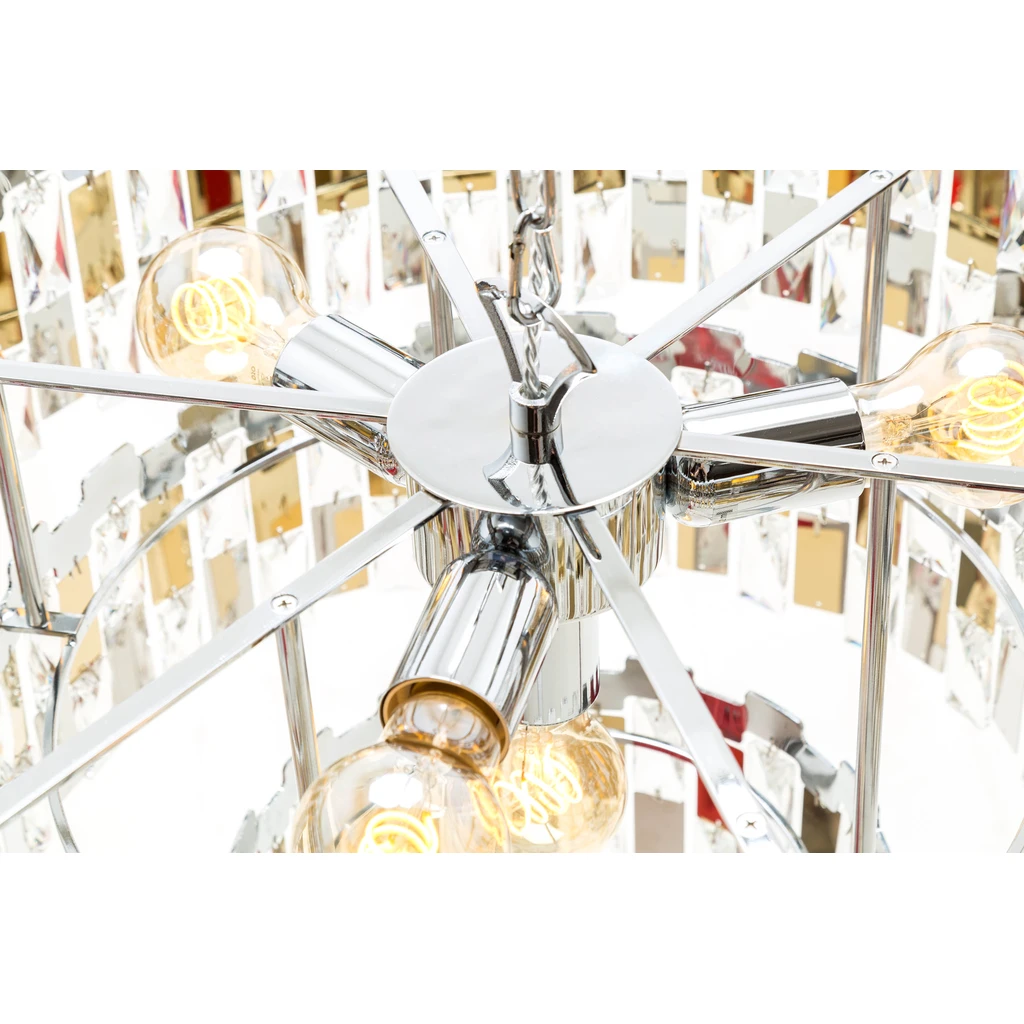 Zlatý luster ANZIO 49 cm