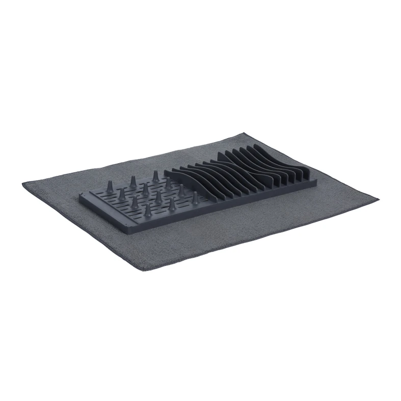 Odkvapkávač na riad s podložkou z mikrovlákna