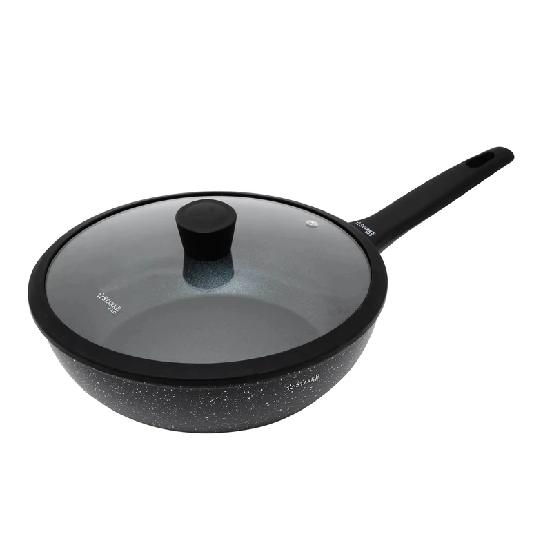 Wok s pokrievkou SIRIUS 28 cm