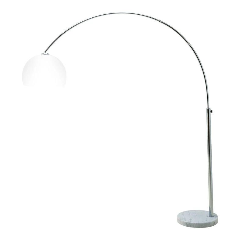 Oblúkové stojace svietidlo do obývačky VISION