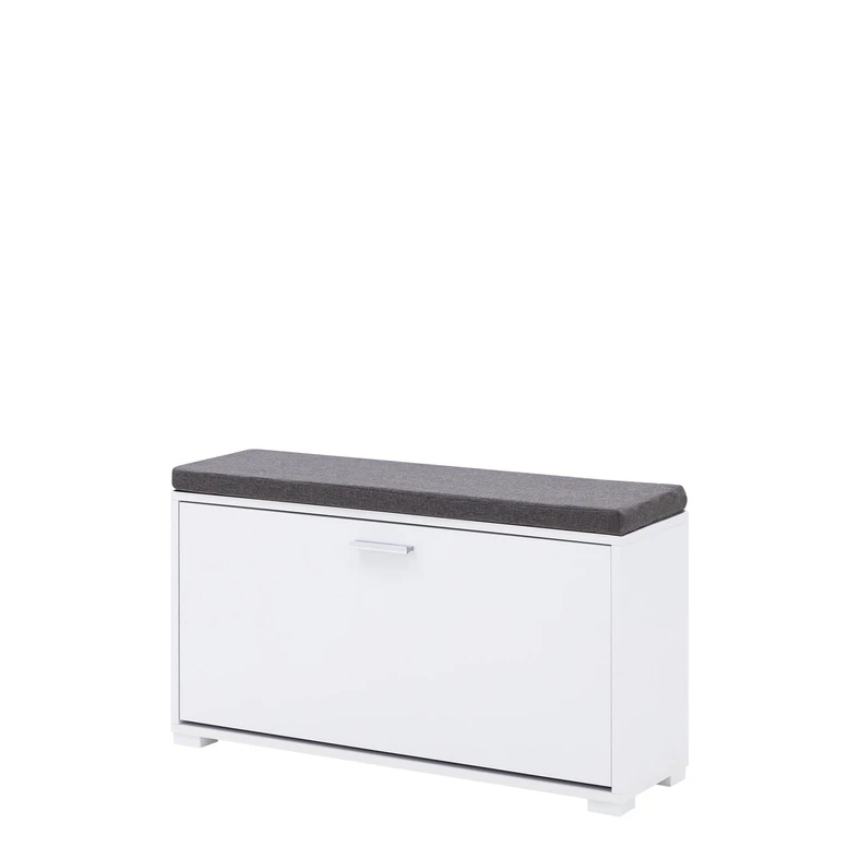 Skrinka na obuv so sedadlom 1K BIELA