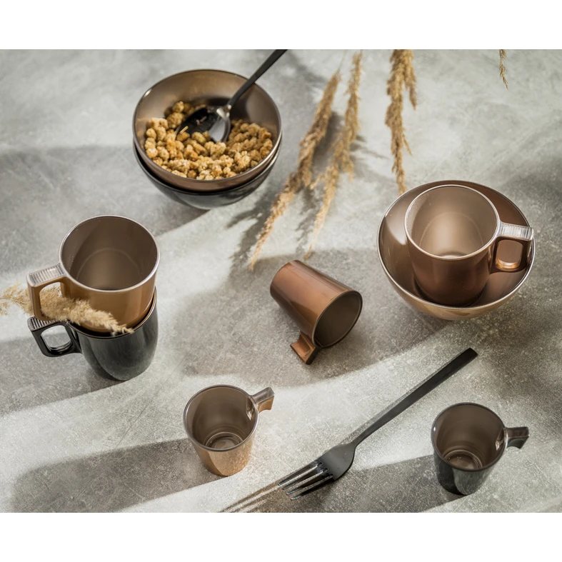 Hrnček na čaj FLASHY NEO GOLD 250 ml, zlatý