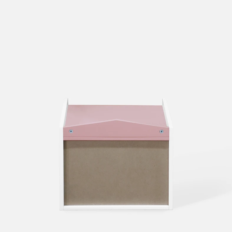 Nočný stolík so zásuvkami FALIANO ružový