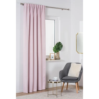 Záves s páskou blockout ružový ECLIPSE 140x260 cm