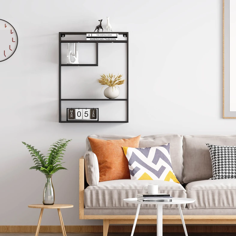 Závesná kovová polica 65 cm SALISTAR