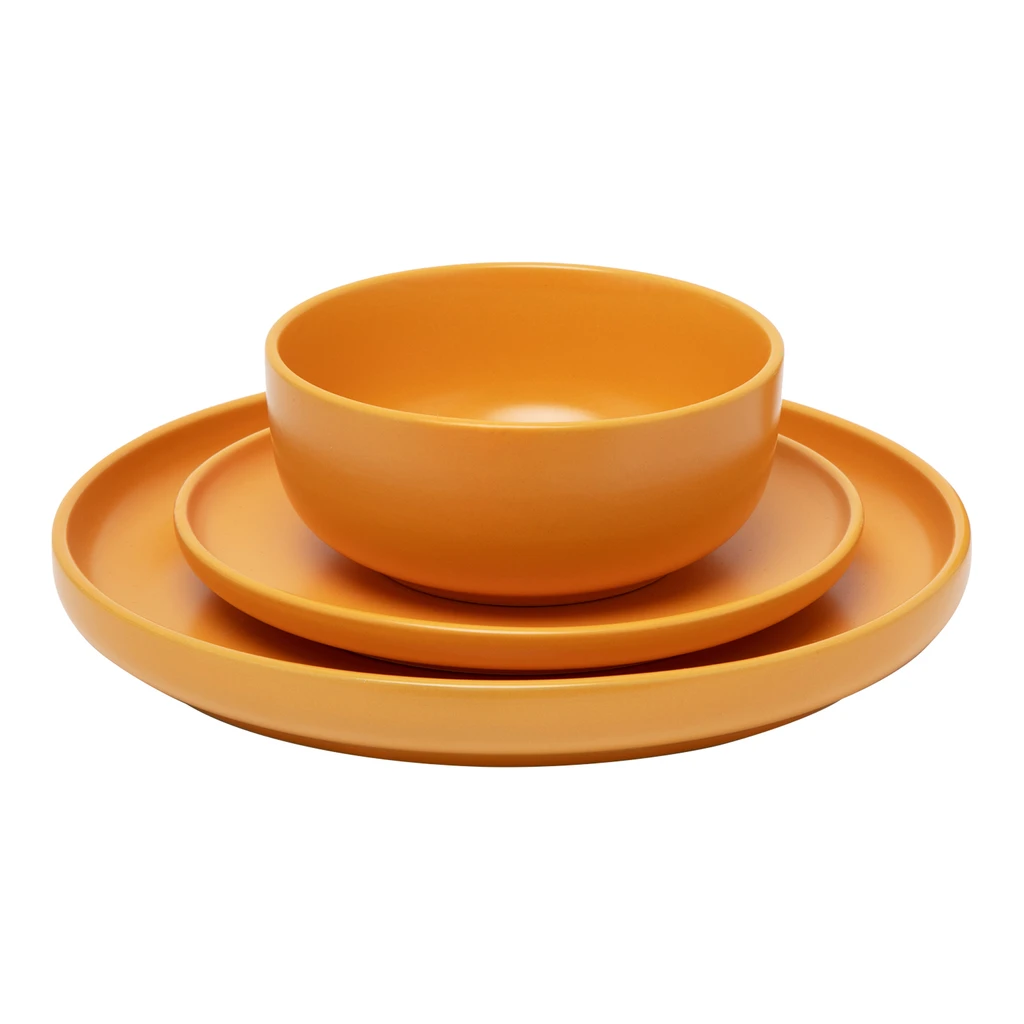 Dezertný tanier horčicový RENE 20 cm