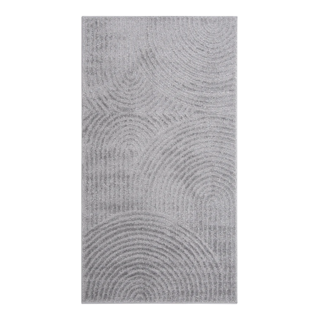 Moderný koberec RIMINI sivý 80x150 cm