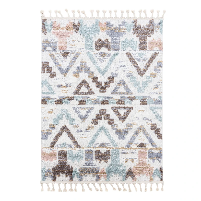 Koberec so strapcami etno vzor NEVADA 120x170 cm