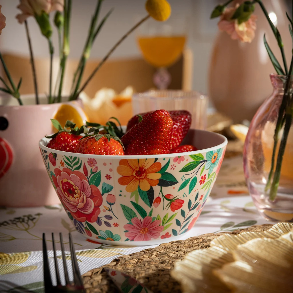 Kolorowa miska z melaminy