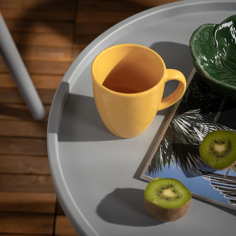 Keramický hrnček žltý 310 ml