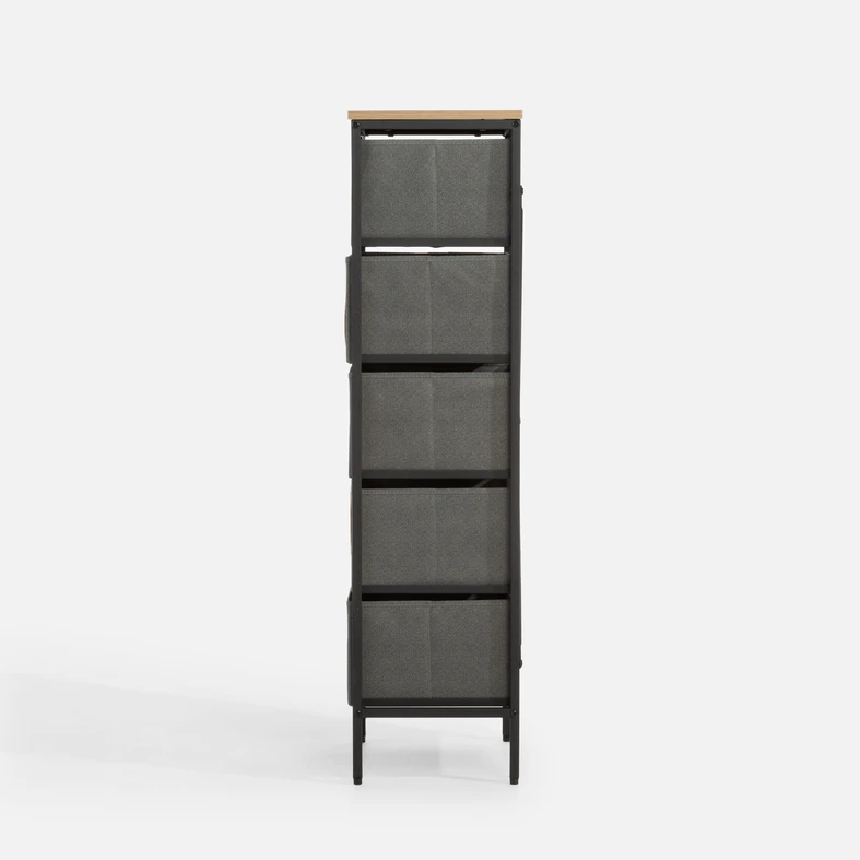 Vysoká komoda z textilu LENISSO