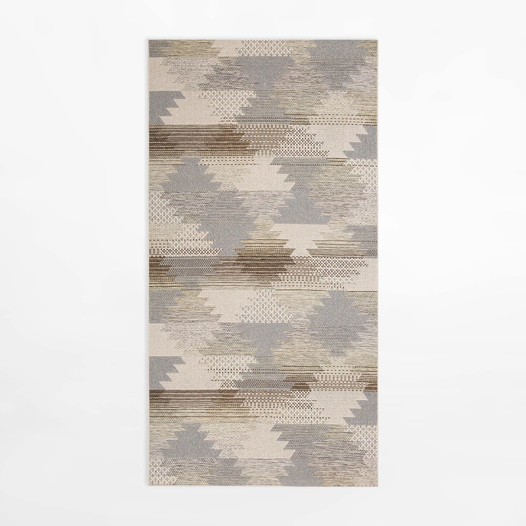 Prostokątny dywan w romby