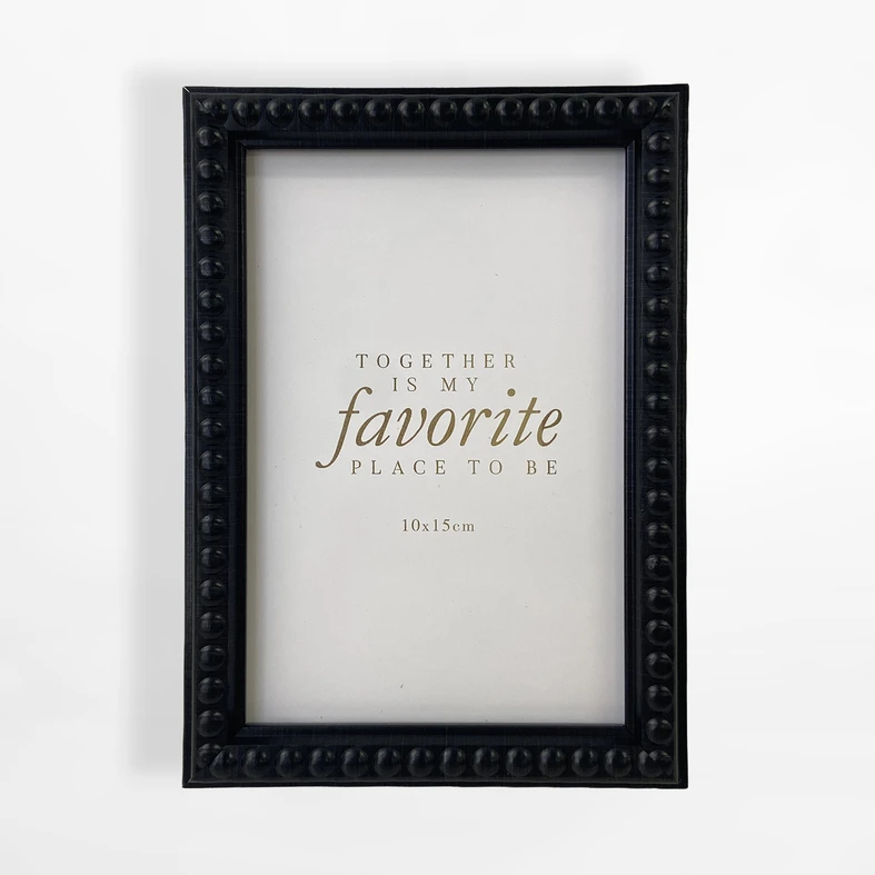 Rám na fotografiu 10x15 cm čierny