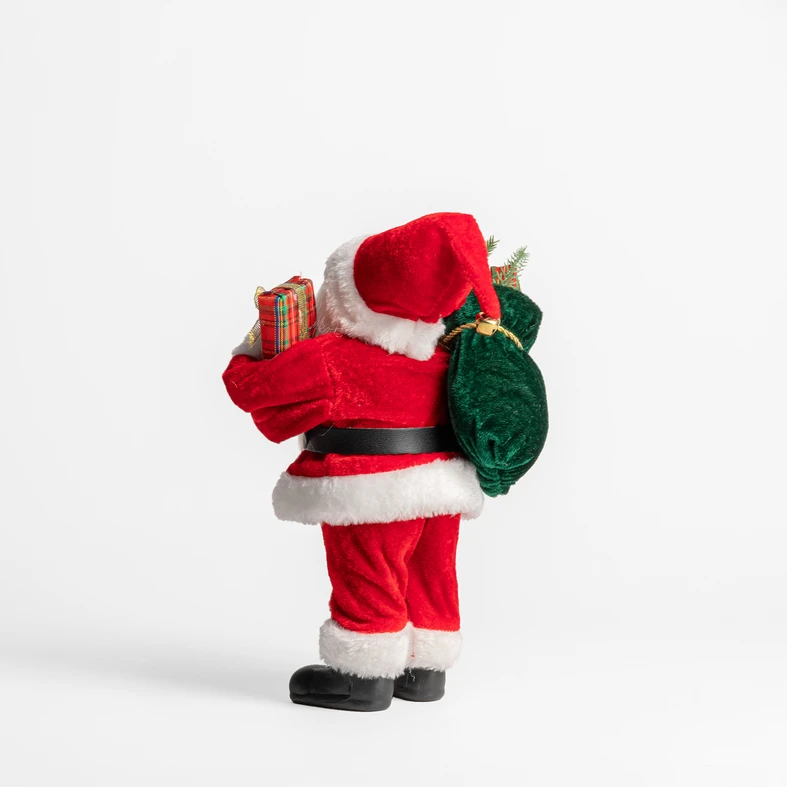 Vianočná figúrka MIKULÁŠ červený 25 cm